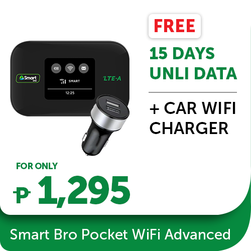 Smart Bro Pocket WiFi Advanced with UNLI DATA - Boosteven M281T